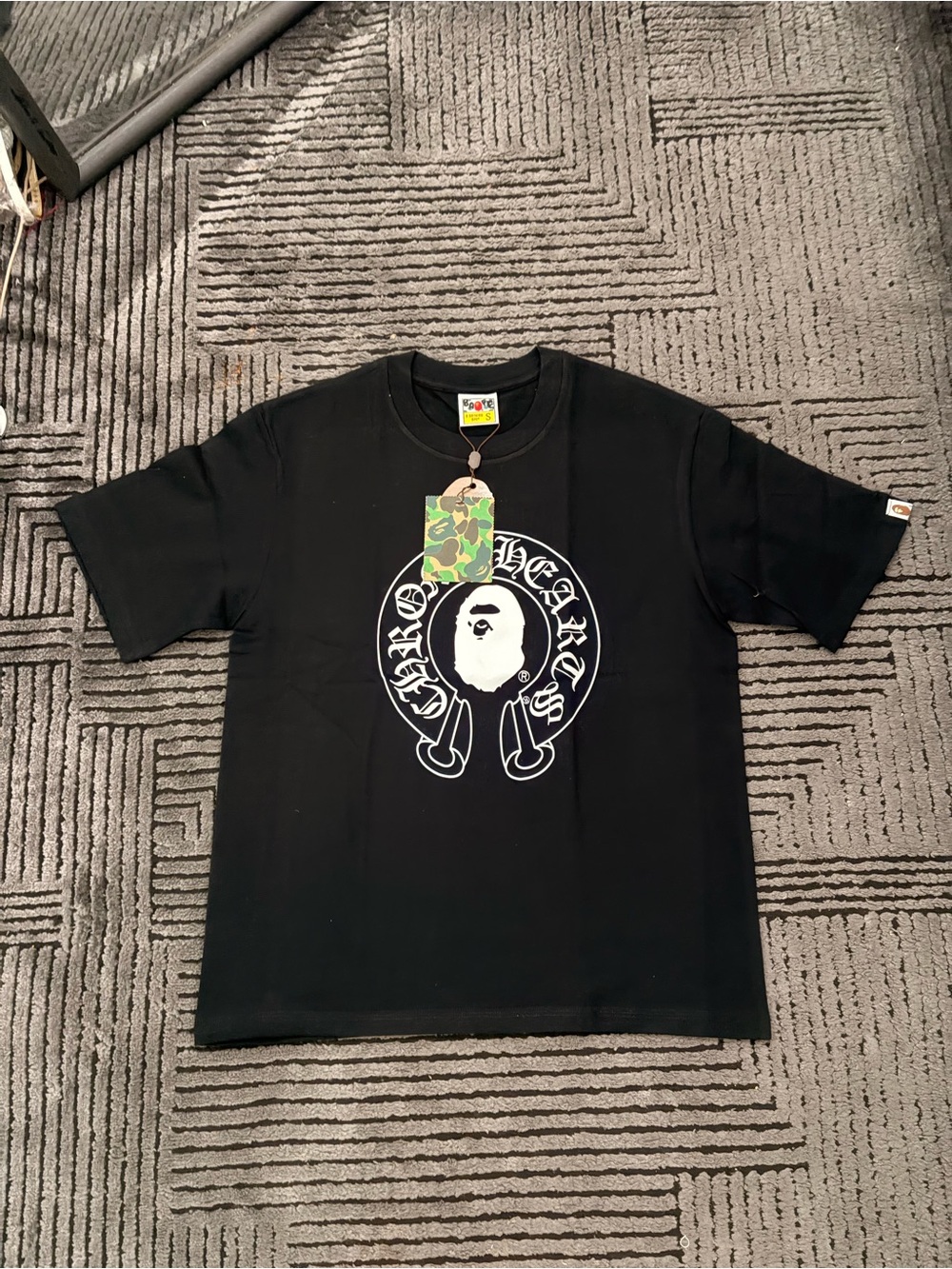 BAPE x Chrome Hearts T-shirt ‘Black’